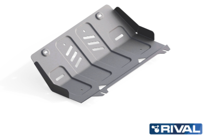 PLAQUE PROTECTION RIVAL RADIATEUR MITSUBISHI L200 2015-ALUMINIUM DE 6 MM EMBOUTI