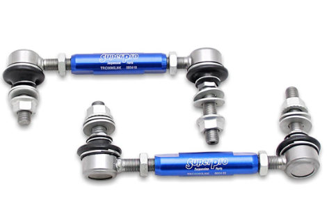 SUPERPRO-Paire Biellettes de barre stabilisatrice réglable de 12 mm, 85 mm-Réglable pour s'adapter aux hauteurs de levage de 2