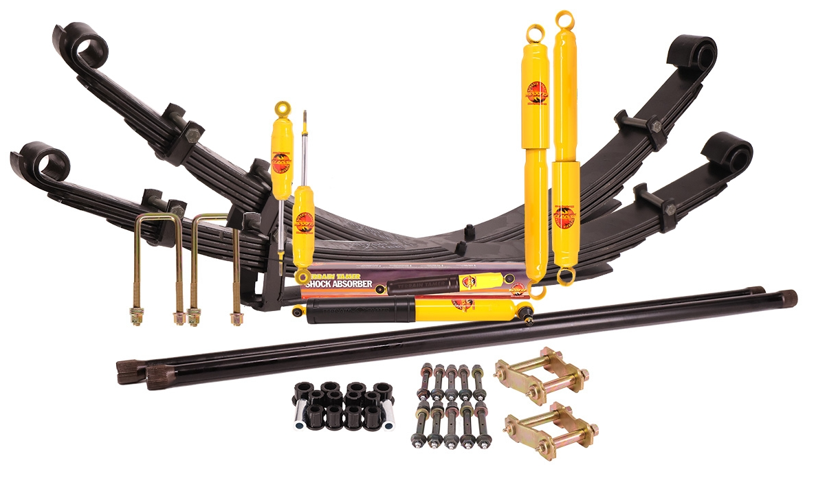 KIT DE SUSPENSION TERRAIN TAMER REHAUSSE +40/50MM POUR TOYOTA HILUX