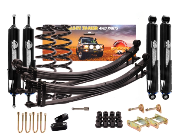 KIT DE SUSPENSION FORTIFIED TERRAIN TAMER REHAUSSE +40/50MM POUR TOYOTA HILUX REVO-AUX CHOIX TARAGE LAMES ET RESSORTS