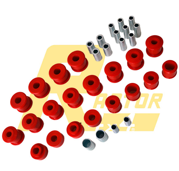 Kit complet de bagues en polyuréthane pour Patrol GR- barres Panhard avant et arrière + tirants av et AR