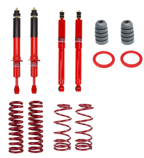 PEDDERS-Kit de conversion de suspension pneumatique Pedders. Version Confort -Amortisseurs a gaz