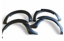 Kit 6 pièces élargisseurs d'aile Ford Ranger T6 2012-2016-Montage sans perçages - vis apparentes + 90 MM - hauteur 200mm