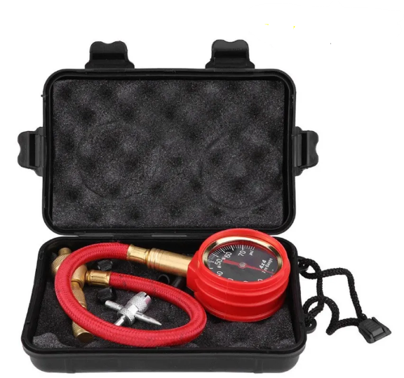 Dégonfleur rapide avec manomètre et étui