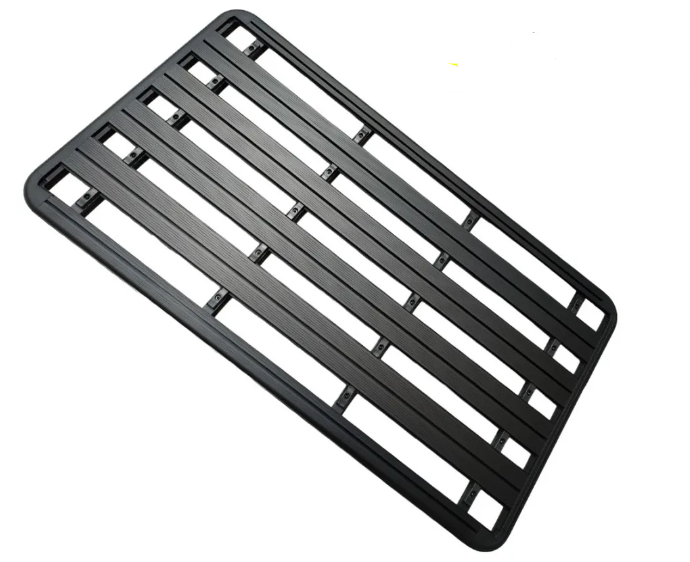 GALERIE DE TOIT CADRE EN ALUMINIUM 220X125 CM-TOYOTA LAND CRUISER SÉRIE 120-TAUX DE CHARGEMENT: 250 KG -POIDS 30KG 