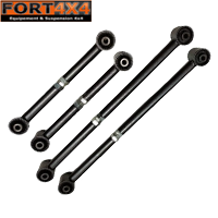 Kit de 4 tirants arrières renforcés hd -réglable tube acier 32 mm epaisseur 5 mm pour réhausse à partir de + 75 mm