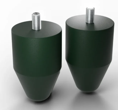 PAIRE de Butées de suspension avant en caoutchouc pour Nissan Patrol Y60/Y61 170 mm -Polyuréthane vert de haute qualité dureté 65 ShA