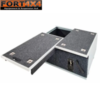 DRAWER SYSTEM III - TIROIRS 2 PLATEAUX (FIXE + COULISSANT) - 695 X 970 X 270 MM