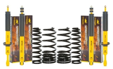 OME NITROCHARGER PLUS KIT DE SUSPENSION  REHAUSSE +40/50MM TARAGE +200KG POUR MITSUBISHI PAJERO / MONTERO APRES 2000 CHASSIS COURT