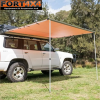 FORTLINE4X4 - AUVENT LATERAL DE  2.5 X 2.5 M + ECLAIRAGE LED - COULEUR SABLE