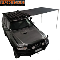 FORTLINE4X4 - AUVENT LATERAL DE 2.5 X 3 M - COULEUR GRIS