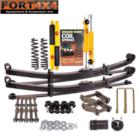 TERRAIN TAMER - KIT DE SUSPENSION  REHAUSSE +40/50MM AVEC LAMES PARABOLIQUES (+400/700 KG) POUR VOLKSWAGEN AMAROK (2023+)