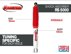 AMORTISSEUR RANCHO 5000 POUR SUZUKI JIMNY ARRIERE + 7.5 cm DIESEL