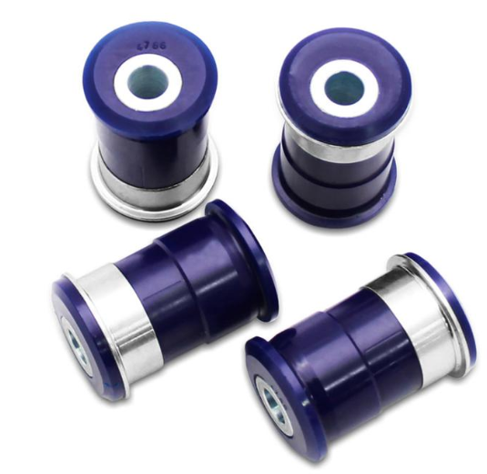 SUPER PRO-Kit de silentblocs excentrique triangle inferieur -Alignement de performance - ajoute +/- 0,5° de carrossage