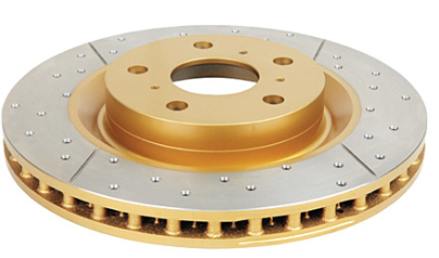 Disque frein avant rainuré percé DBA Ø296mm Nissan Navara D40 Pathfinder XGOLD