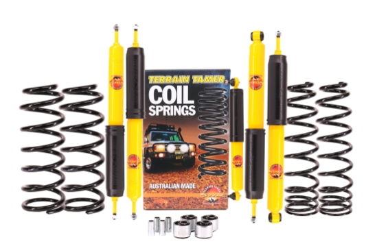 TERRAIN TAMER-KIT DE SUSPENSION  REHAUSSE +40/50MM POUR TOYOTA HDJ80-CHOIX TARAGE RESSORTS