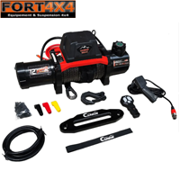 TREUIL FORT 4X4 5448KG 12V - DEMULTIPLICATION 234:1 A DOUBLE VITESSE