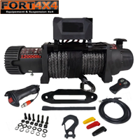 TREUIL FORT 4X4 5448KG 12V - DEMULTIPLICATION 216:1