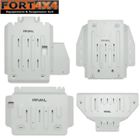 RIVAL - KIT COMPLET DE PLAQUES DE PROTECTION POUR DODGE RAM 1500  (2018+) SANS AIR DAM
