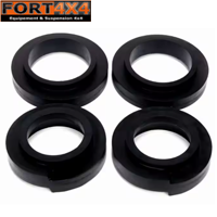 CALES DE RESSORTS EN POLYURETHANE +3CM - 90ShA - KIT DE 4 - NOIR