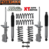 XT AUTOMOTIVE-B52- Kit suspension rehausse +40mm Suzuki Grand Vitara à partir de 2005 comprend : 4 ressorts médium XT AUTOMOTIVE + 4 amortisseurs nitrogas B 52 + 1 kit correcteur d angle