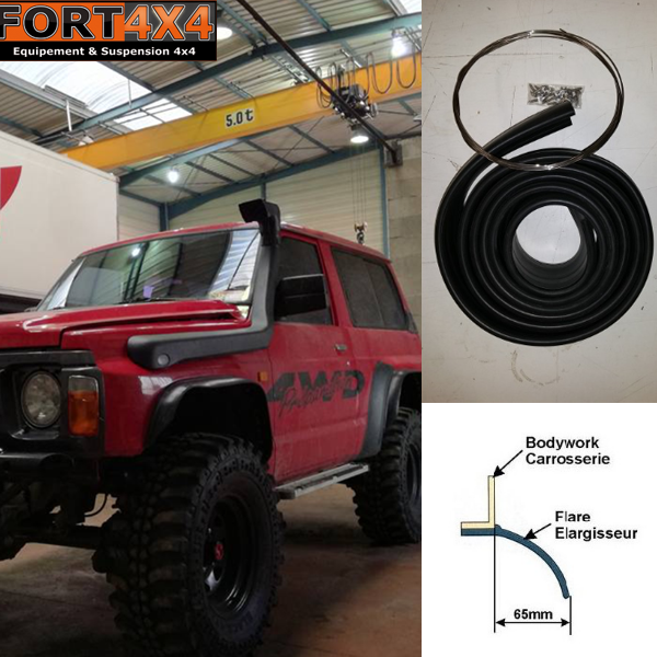 Elargisseurs d'aile 4x4. FORT 4x4 Accessoires, équipements, suspensions 4x4