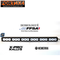 X-PRO RALLYE BARRE LED LONGUE PORTEE HEMERRA HOMOLOGUE FFSA 180 WATTS