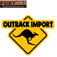 STICKER OUTBACK IMPORT 140X110mm (Lot de 2 stickers)