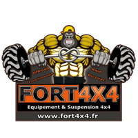 STICKER AUTOCOLLANT LOGO FORT 4X4 GORILLA 20x15cms (PAR 2 STICKERS)