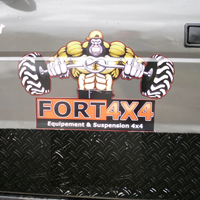 STICKER AUTOCOLLANT LOGO FORT 4X4 60x43cms