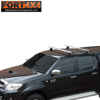 Paire de rails de toit Toyota Hilux Vigo Double Cab Rhino Rack
