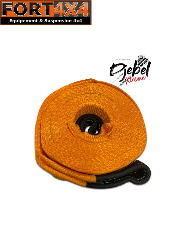 Sangle De Remorquage VEVOR Corde De Remorquage De Récupération Cinétique, 22,225 Mm X 9,1 M, Sangle D'arrachage Robuste Avec 2 Manilles Souples, 13871 Kg, énergie Résistante à 30% D'élasticité Pour Jeep Voiture