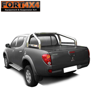 ROLL BAR INOX COMPATIBLE ROLL TOP COVER MITSUBISHI L200 DOUBLE CAB 2006 à 2015