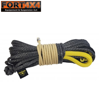 Corde synthétique pour treuil 20M diamètre 10 mm traction max 6,5T