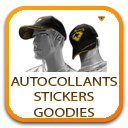 STICKERS AUTOCOLLANTS CASQUETTES VETEMENTS GOODIES 4X4