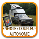 GESTION ENERGIE, COUPLEUR DE BATTERIE, PANNEAUX SOLAIRES ET AUTONOMIE RAID 4X4