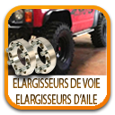 ELARGISSEUR de VOIE 4X4 et ELARGISSEUR D'AILES TOUS 4X4